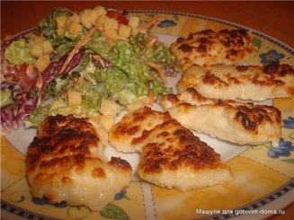 Куриное филе маринованное в йогурте и запечённое в пармезане