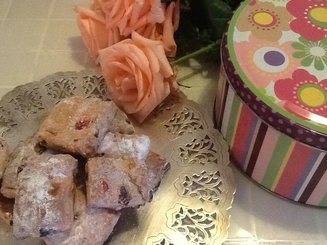 Рождественское  немецкое печенье "Mini-Stollen"