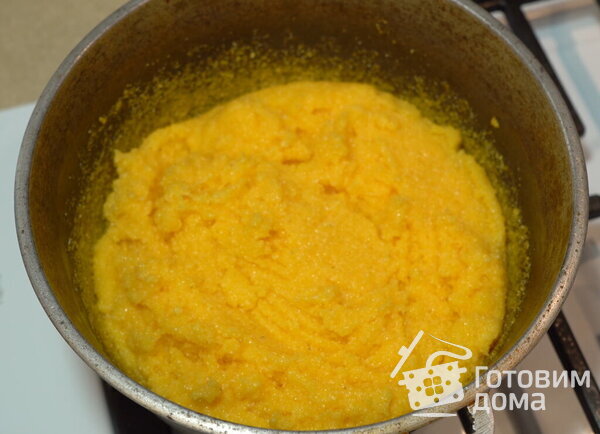 Шарики из мамалыги и чесночный соус муждей фото к рецепту 4