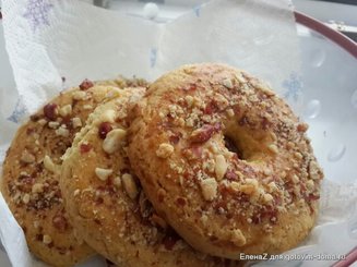 Песочное кольцо с арахисом