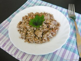 Гречка с мясом по-купечески