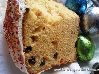 Кулич на сухих дрожжах
