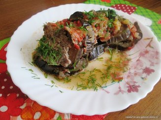 Баклажаны с мясным фаршем по-турецки