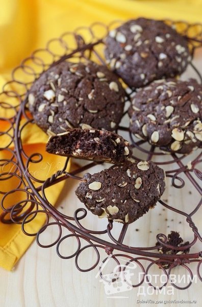 Мексиканское шоколадное печенье со специями фото к рецепту 5