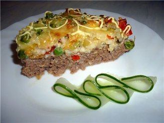 Куриный пирог с "Гавайской" начинкой