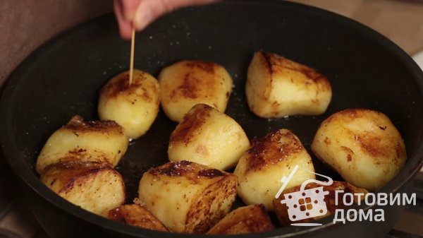 Вкусная картошка с румяной корочкой фото к рецепту 3