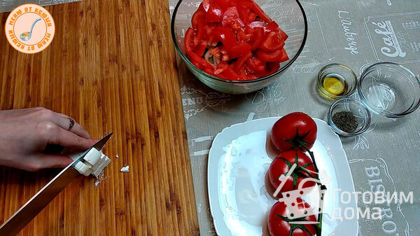 Семга на гриле и свежий салат фото к рецепту 5