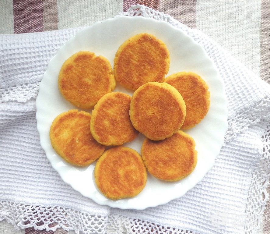Печенье из кукурузной муки с лимоном