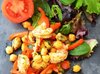 Нут с морепродуктами