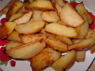 Картофель с горчицей и мёдом