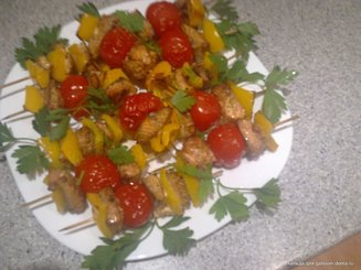 Куриный шашлычок с карри (квартирный вариант)