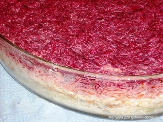 Овощной салат со свеклой
