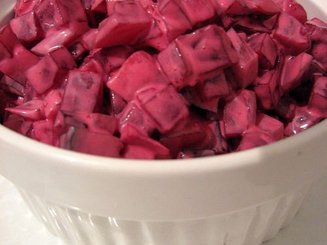Салат из свеклы и огурцов
