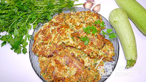 Вкусные оладушки из кабачков с сыром фото к рецепту 1