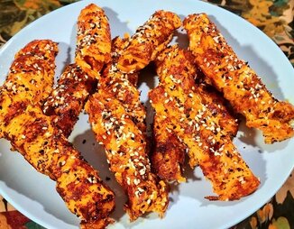 Морковно - сырные палочки