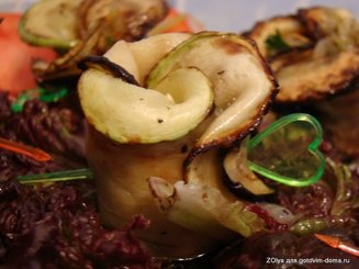 Закуска из баклажана и кабачка