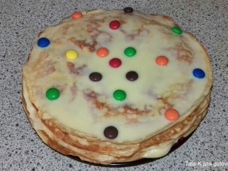 Блинный торт с заварным кремом