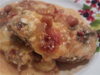 Фасолевая запеканка с куриной грудкой