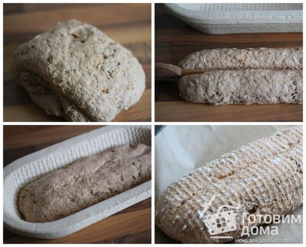 Цельнозерновой дрожжевой хлеб на йогурте фото к рецепту 2