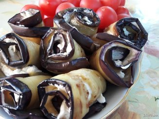 Закуска из цуккини/баклажанов с фетой