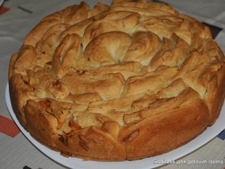 Хлеб "Роза" с сыром и укропом