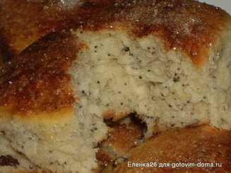 Булочки с маком и изюмом