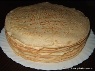 Блины на кефире ажурные, даже для тех, кто с ними на Вы