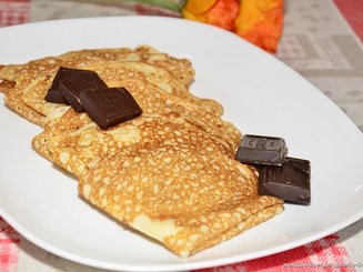 Заварные блины на кефире
