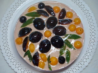 Торт-суфле с клубникой