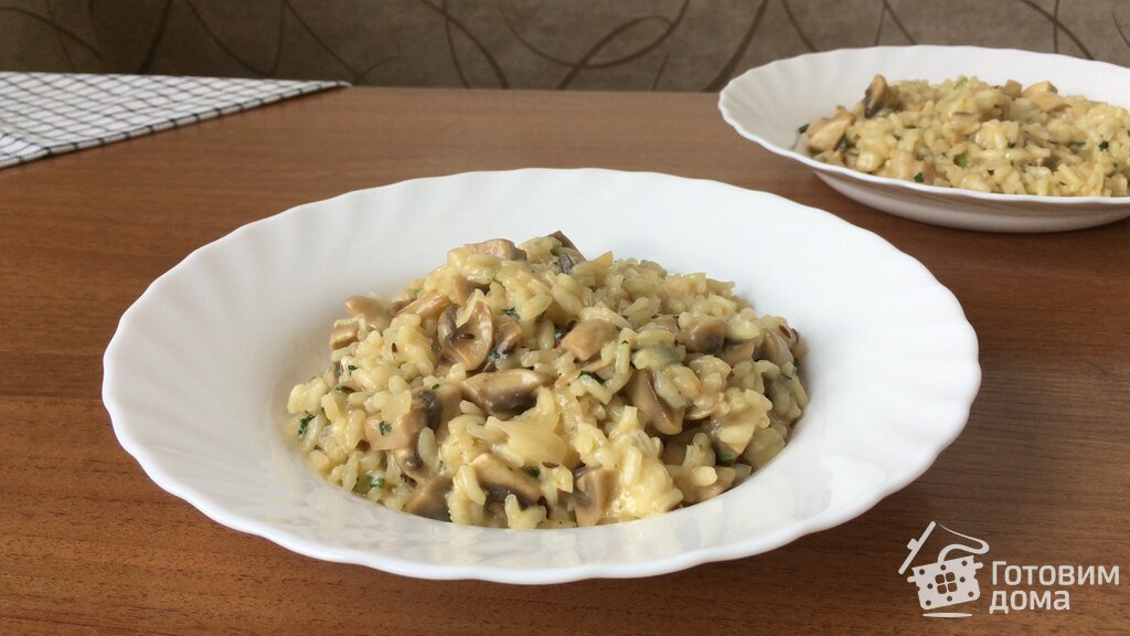 Ризотто с грибами и пармезаном рецепт – Итальянская кухня: Ризотто. «Еда»