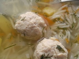 Суп с фрикадельками простой