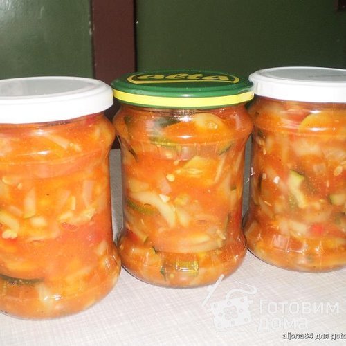 Лечо из кабачков