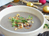 Крем-суп из белых грибов с тостами по-провансальски