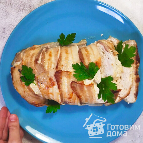 Сочный куриный рулет