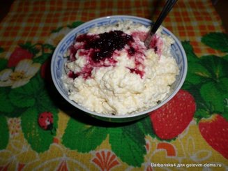 Пшенная каша с творогом