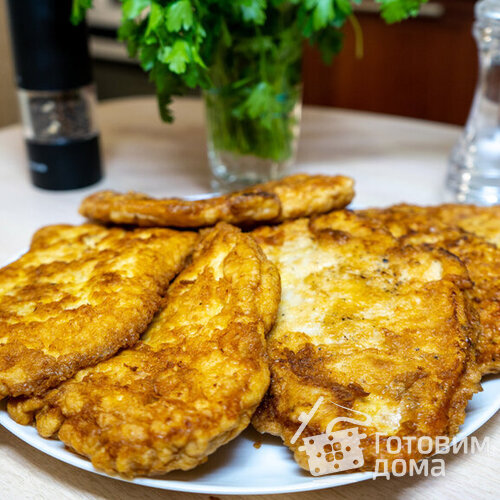 Сочные и мягкие отбивные из куриного филе в кляре