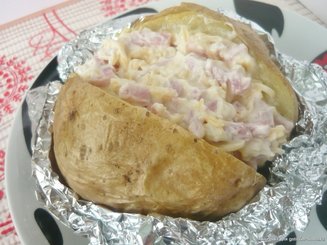 Запеченая картошка с начинкой
