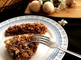Конвертики с грибами и сыром