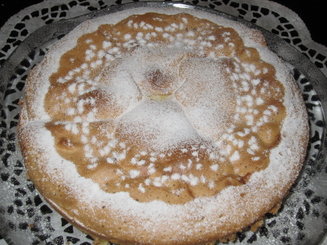 Шарлотка с яблоками