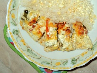 Куриная грудка в сметанном соусе