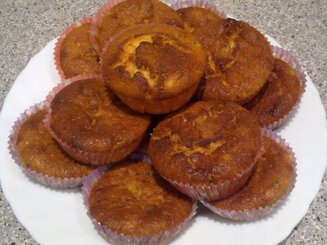 Маффины с киви и белым шоколадом