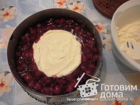 Вишнёвый торт с маскарпоне фото к рецепту 1