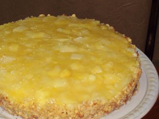Маково-яблочный торт