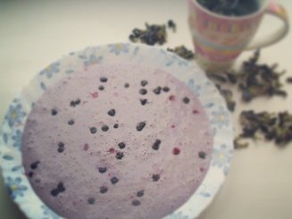 Клубничная манная каша