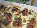 Запеканка из картофеля с куриными рулетиками от Джейн Остин Запеканка из картофеля с куриными рулетиками от Джейн Остин