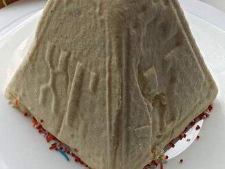 Творожная пасха с заварным кремом