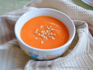 Морковный суп-пюре с овсянкой