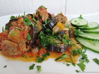 Баклажаны с мясным фаршем по-турецки