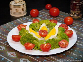 Грузинский салат из брокколи