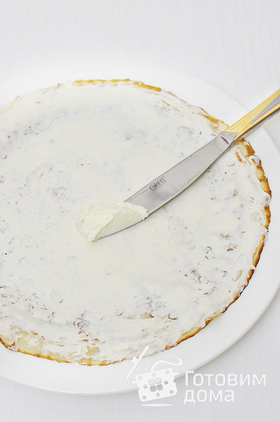 Блинчики со сливочным сыром и семгой фото к рецепту 2